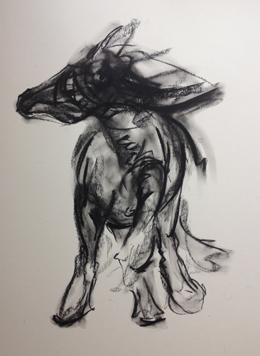 Drawings. Horse. 2014